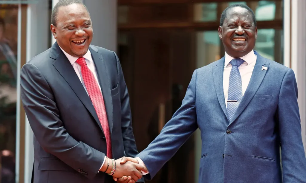 Uhuru and Raila Odinga 4 reasons that made Raila Odinga fail to clinch the presidential seat