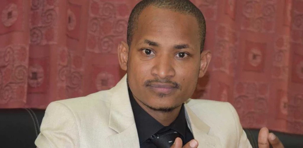 Multi-talented: Babu Owino showcases his pool-table prowess