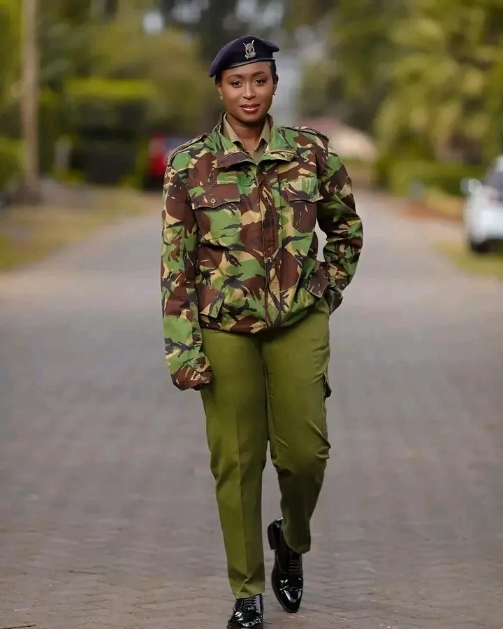 Emma brenda Wanjiru police officer jpg Emma Brenda Wanjiru: Meet the most beautiful police officer in Kenya