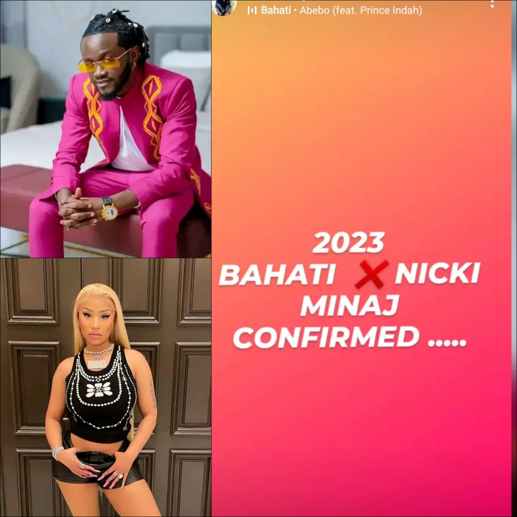 GridArt 20221204 092045044 1 Bahati Confirms Working On A Collabo With Nick Minaj