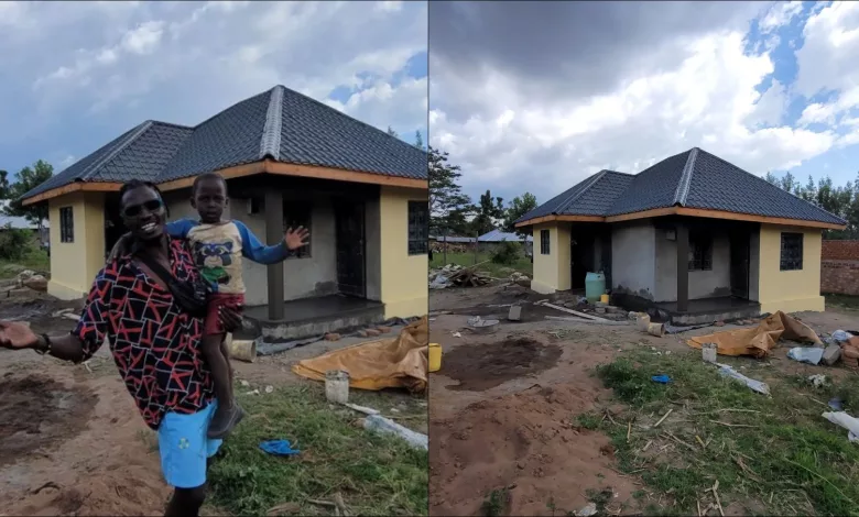 Content creator Iam Marwa builds a house for his poor neighbor