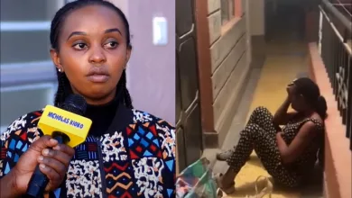 A week ago, Wangari became an internet sensation after a video she was captured crying infront of her boyfriend's house went viral. In the video, Wangari who had just arrived, to visit her boyfriend, Kevo was seen sobbing uncontrollably. While speaking to Youtuber Nicholas Kioko, the 23 year old lady said she visited her boyfriend unannounced because the following day was his birthday. Her mother packaged some few items in a sack, to take to her 'son in law'. Wangari was planning to spend some few days at her boyfriend's house. Wangari arrived late in the evening only to meet the shock of her life. She met high heels at the door, a clear indication that Kevo was having a steamy session with another girl. Filled with emotions, Wangari broke into tears. Efforts to knock the door did not bore fruits, as Kevo could not stand the shame and embarrassment. It was already getting late and Wangari had nowhere to go. Obidan who was recording the who scene offered her place to spend the night. He later hosted her for few days after getting permission from his girlfriend. According to Wangari, she did not have issue making an impromptu visit to a boyfriend she had dated for five years. "We have known each other for 5 years. We have been a long distance relationship. Our love should have been strong." After the video went viral, Kevo block all her numbers. Any time she tries calling using a new number he hangs up claiming that she embarrassed him and that he has been forced to move to a new apartment. Though she ended the relationship, Wangari is worried because her important academic documents are in Kevo's house. She is afraid that he may may refuse to give them back. Obidan however vowed to help her get the documents. He has already reported the case to the police. Obidan further advised men to avoid cheating and put their partners through unbearable pain. According to him, men should rather be open to their fiancees.