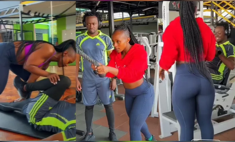 Kenyans warn Diana Marua after husband Bahati is spotted with new female gym instructor