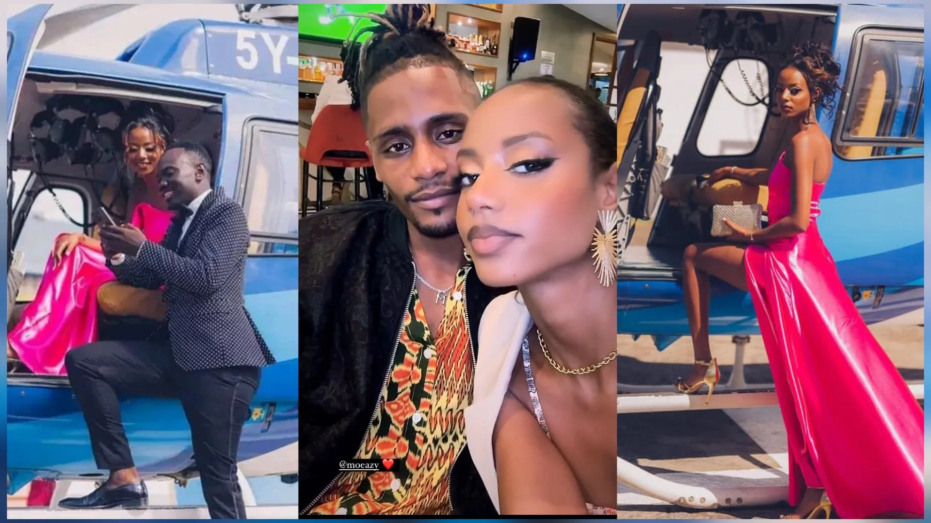 Eddie Butita girlfriend Sadia introduces a new man