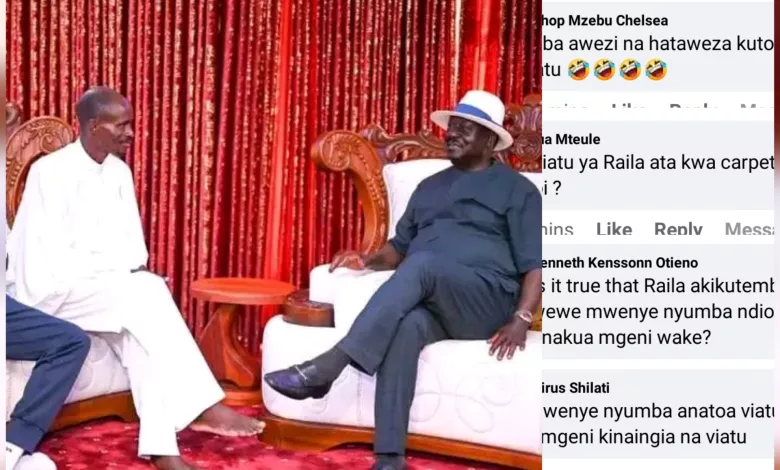 Raila Odinga vist pastor Ezekiel Odero in Mavueni