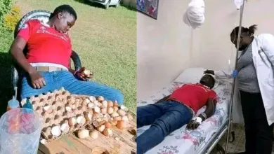 Kapkeno: How Man U fan almost died while eating crate of eggs after Humiliating defeat