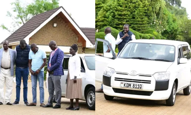 Oscar Sudi gifts Kind Assistant Chief A New Car