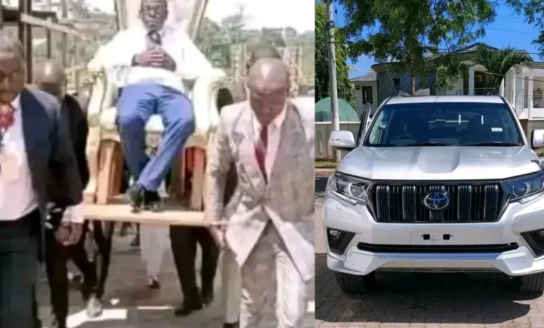 Githurai Pastor asks Congregation to carry him till they buy for him Prado TX