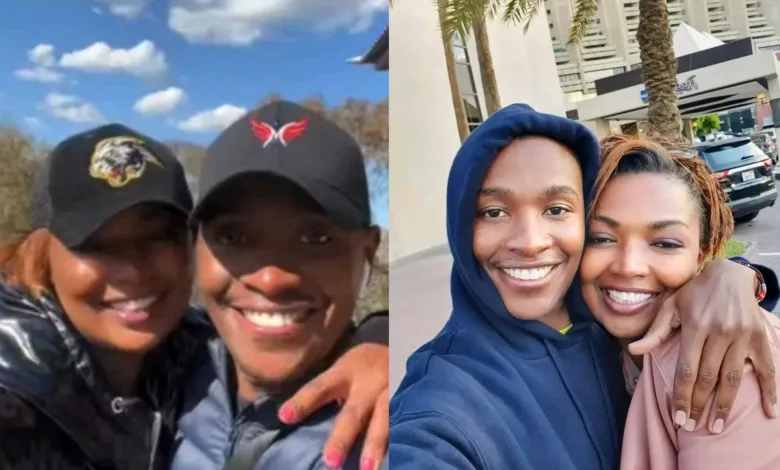 Karen Nyamu happy as Samidoh post her on social media