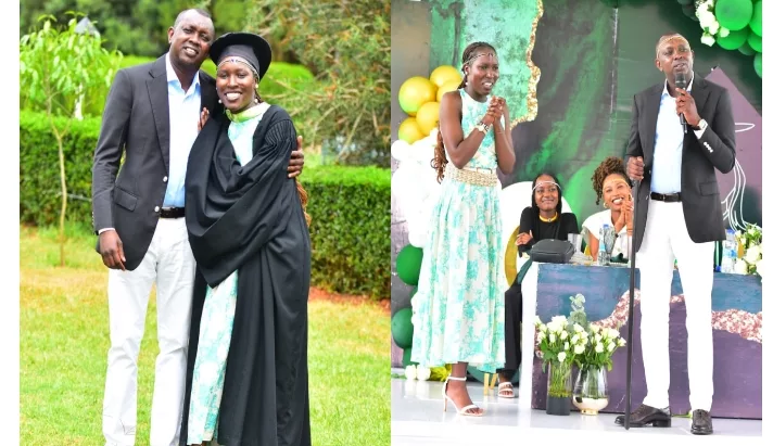 "I Instructed her to con men," MP Oscar Sudi reveals during his daughter's graduation
