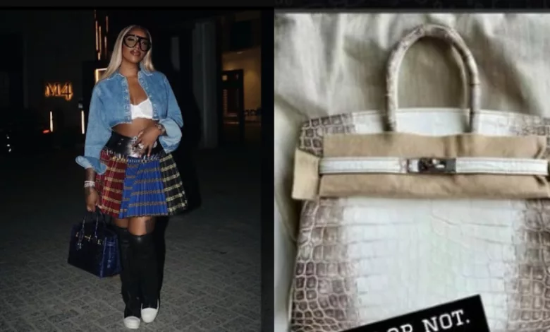 Tiwa Savage buys a Ksh. 23 millions Handbag. PESA OTAS!
