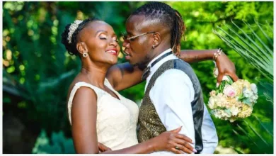 Screenshot 20240402 071501 Esther Musila praises her husband guardian angel for marrying her regardless of their age gap.