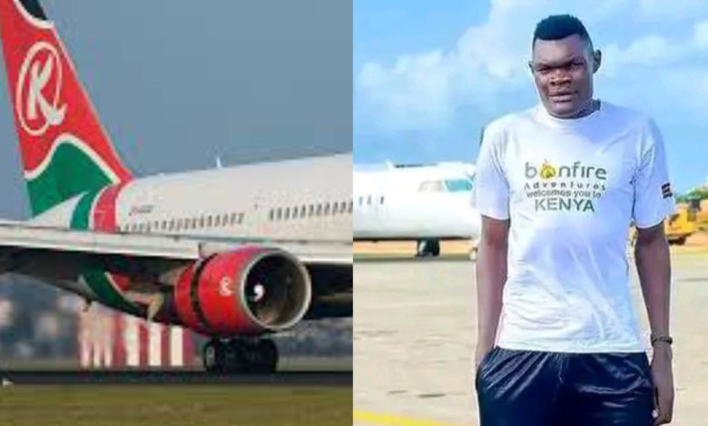 "Kumbe Ndege ni tamu," Bradley Marongo amazed after boarding a plane to Mombasa