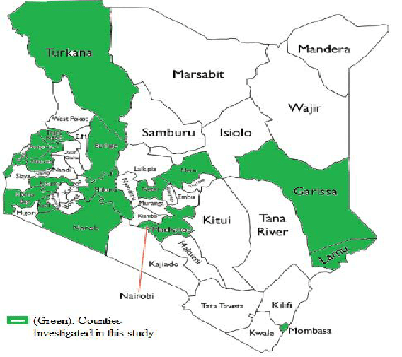 List of counties in Kenya, County codes, list of governors in Kenya