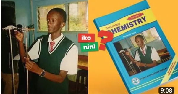 Njugush on chemistry book cover